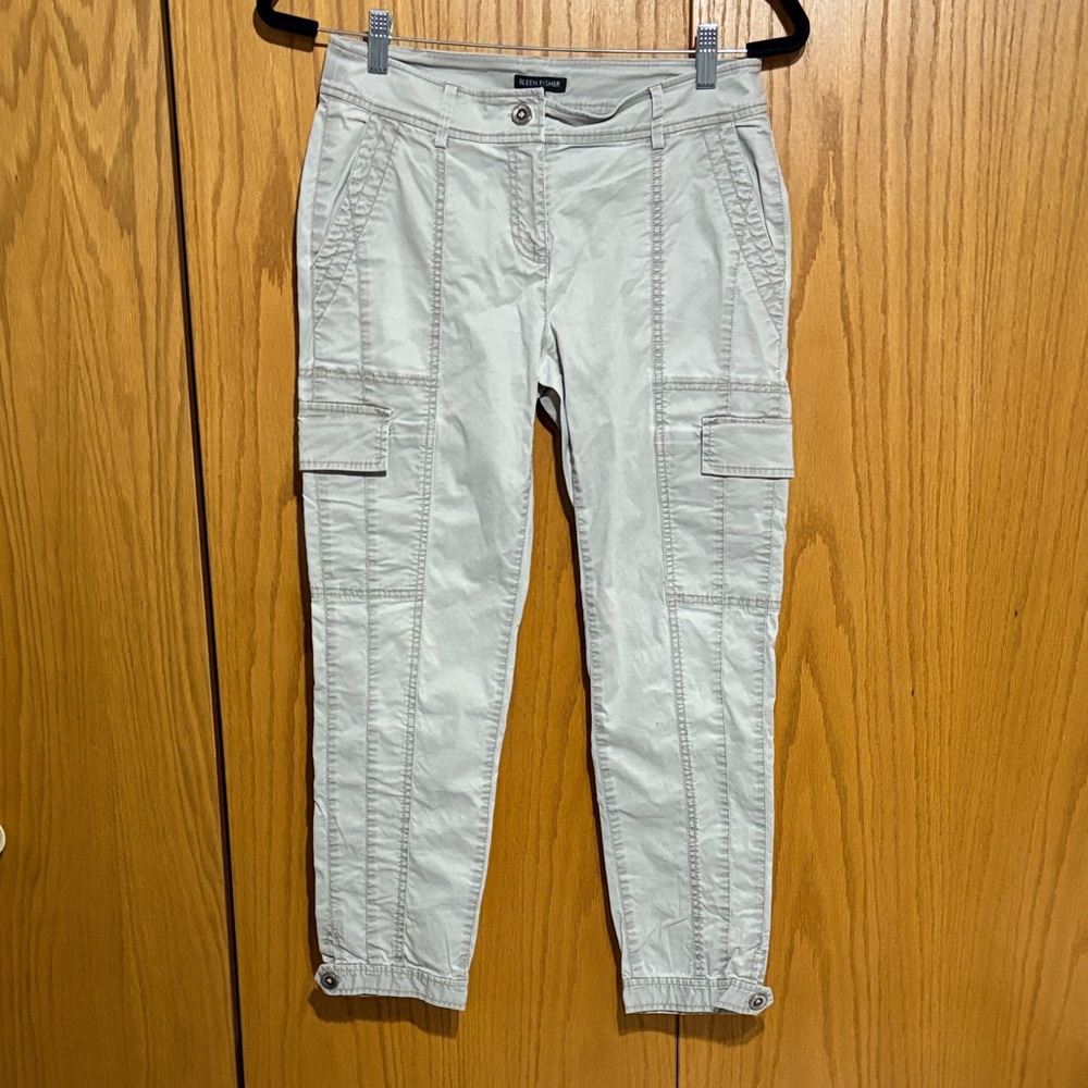 Eileen Fisher organic cotton pants 4 - Picture 2 of 7